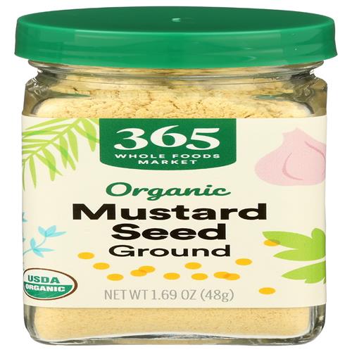 Whole Foods Market, Moutarde biologique moulue, 1,69 oz