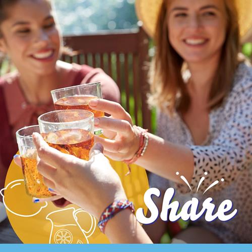 Crystal Light Boisson en poudre saveur thé glacé citron sans sucre, naturellement aromatisée, 4 sachets pour pichets