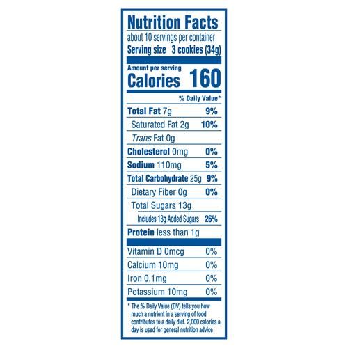 Biscuits sandwichs dorés sans gluten Oreo, biscuits sans gluten, 342 g