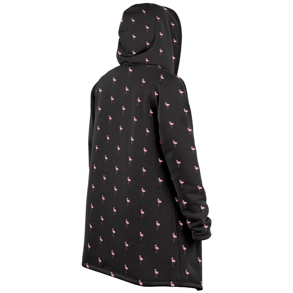 Sweat à capuche cape Flamingo Classique Noir