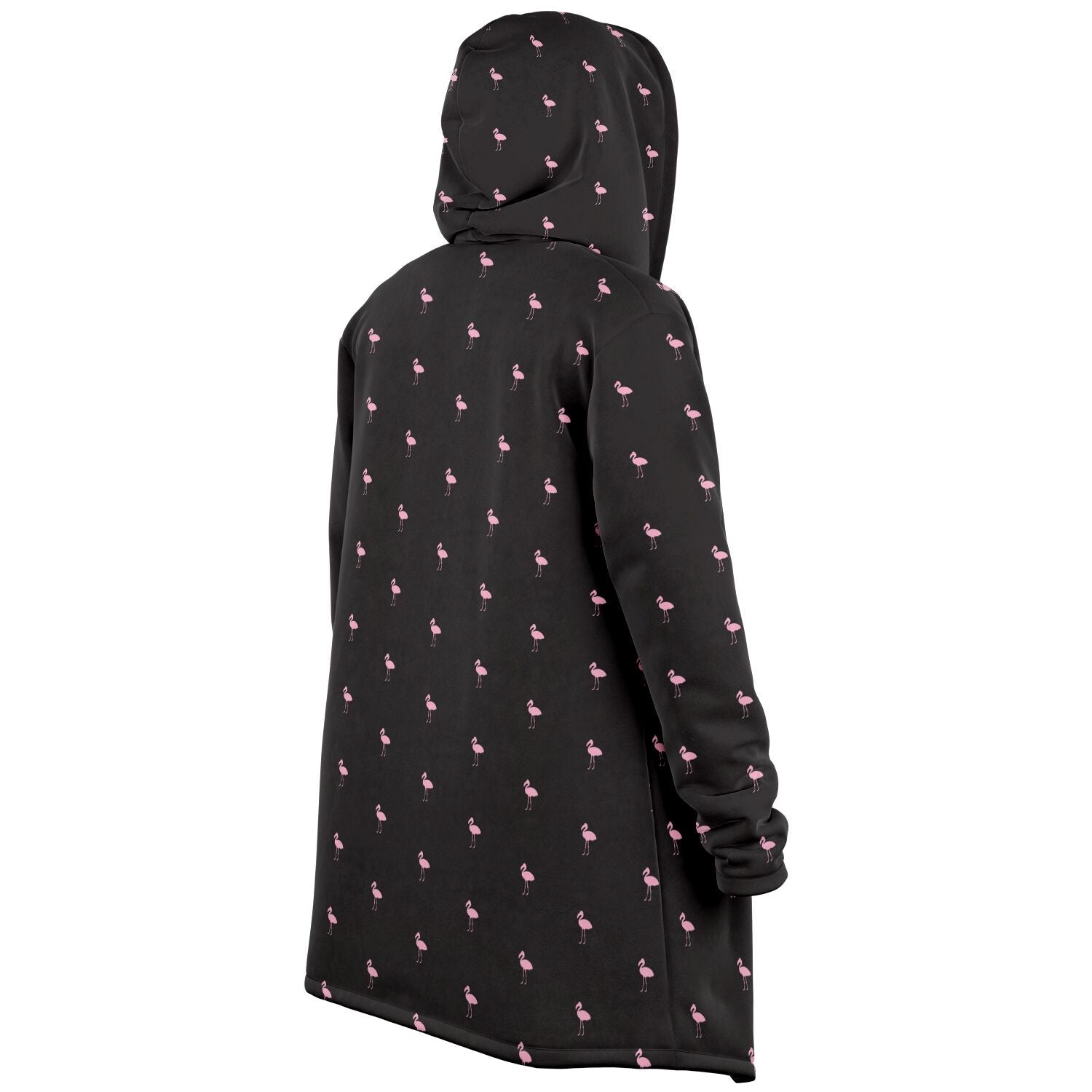 Sweat à capuche cape Flamingo Classique Noir
