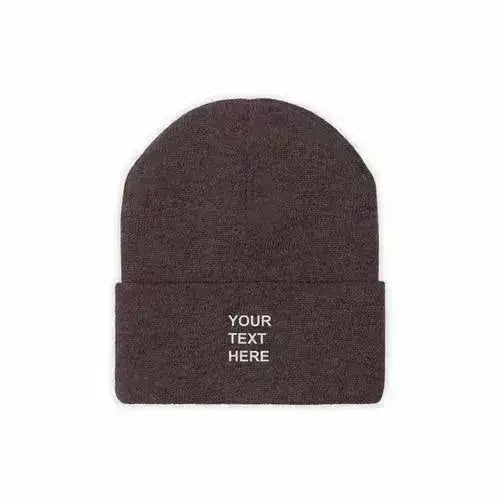 Bonnet en tricot personnalisé avec votre texte | Femstylo