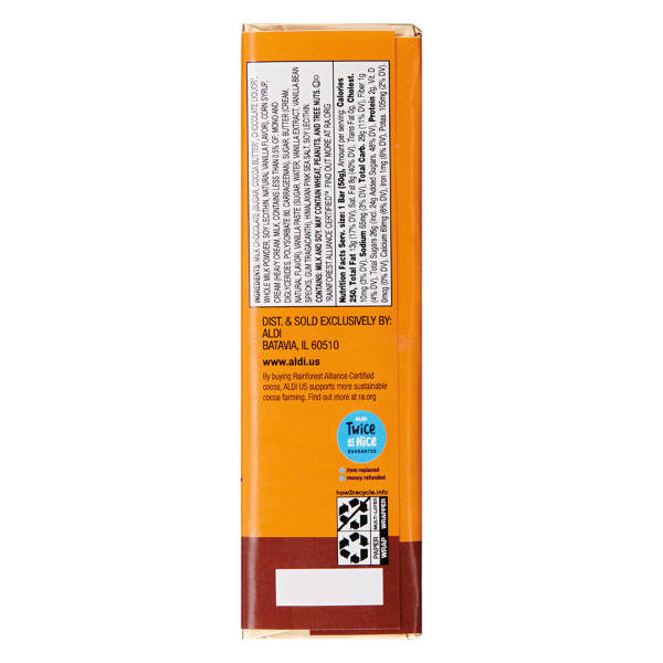 Tablette de chocolat au lait, caramel brûlé et sel de mer Choceur, 49 g