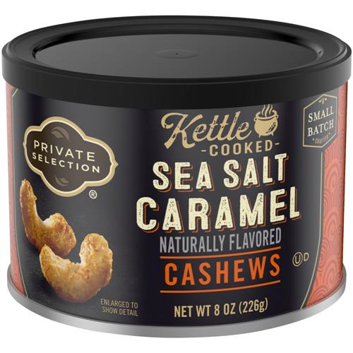 Noix de cajou cuites à la bouilloire avec caramel salé Private Selection 8 oz