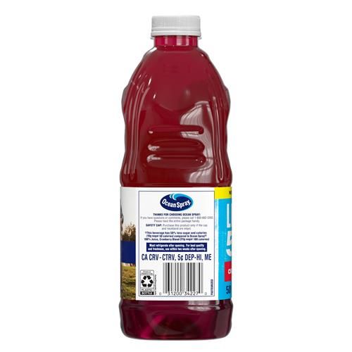 Boisson aux jus de canneberge Ocean Spray Cran50, bouteille de 1,89 L (paquet de 1)