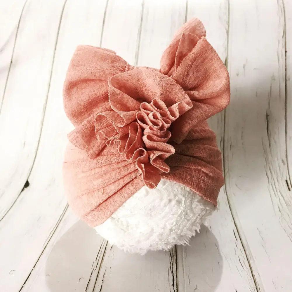 Bonnet bébé pour enfants nœuds fille garçon bonnet casquette bébés filles chapeau enfants