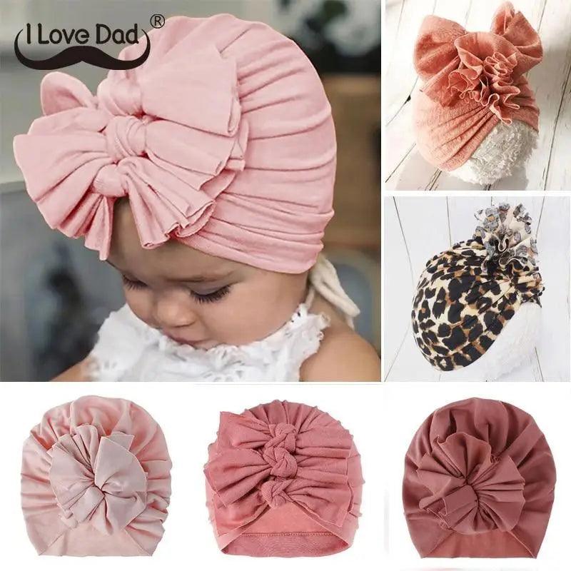 Bonnet bébé pour enfants nœuds fille garçon bonnet casquette bébés filles chapeau enfants