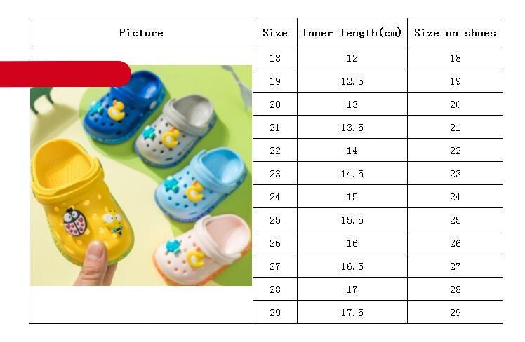 Chaussures d'été bébé Trous antidérapantes pour enfants Sandales de plage Clogs pour garçons et filles Respirantes antidérapantes Crocs Enfants Haute élasticité Sandales enfants Intérieur Extérieur Imperméables Sandales de plage