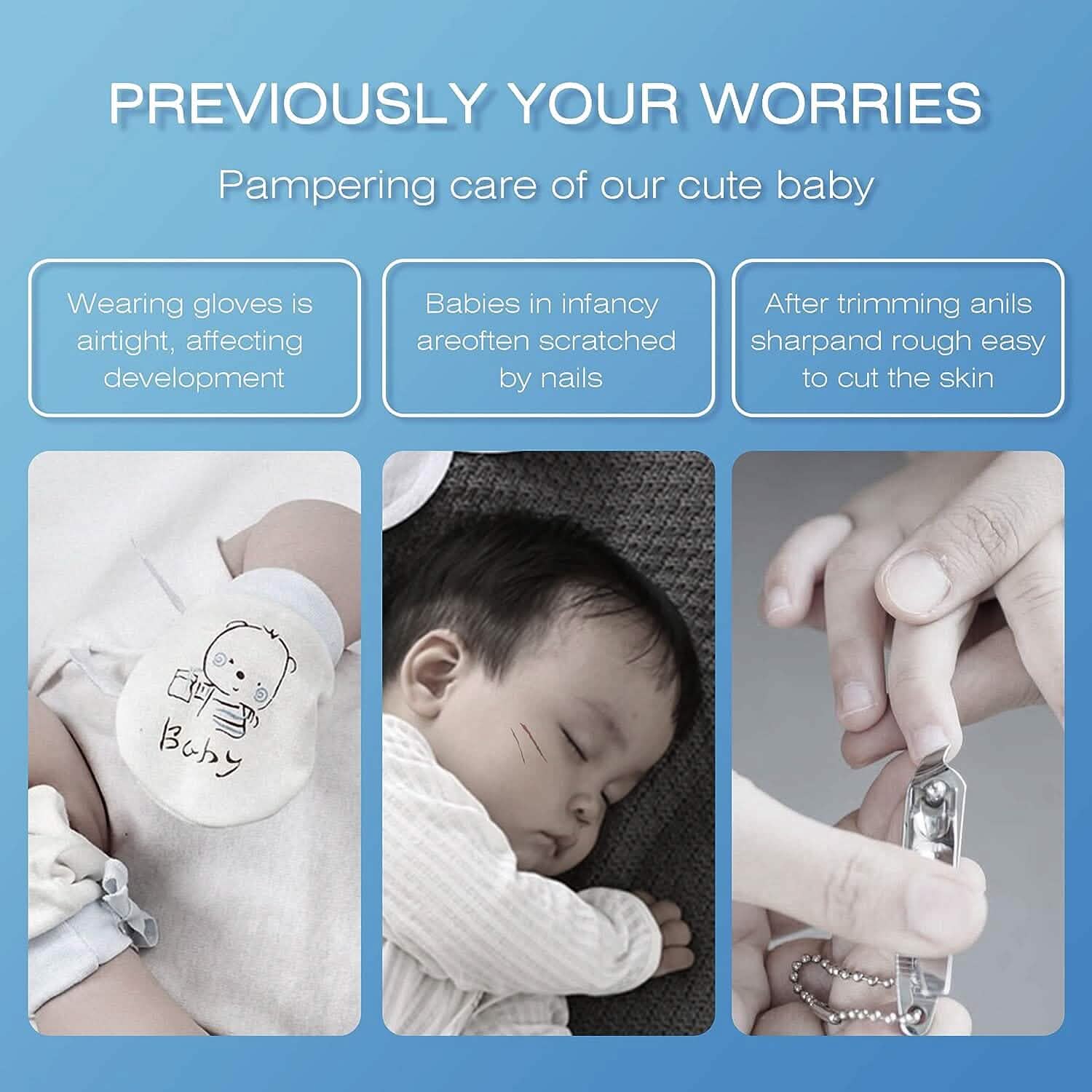 Coupe-ongles pour bébé, Tondeuse électrique sûre, Kit de lime à ongles