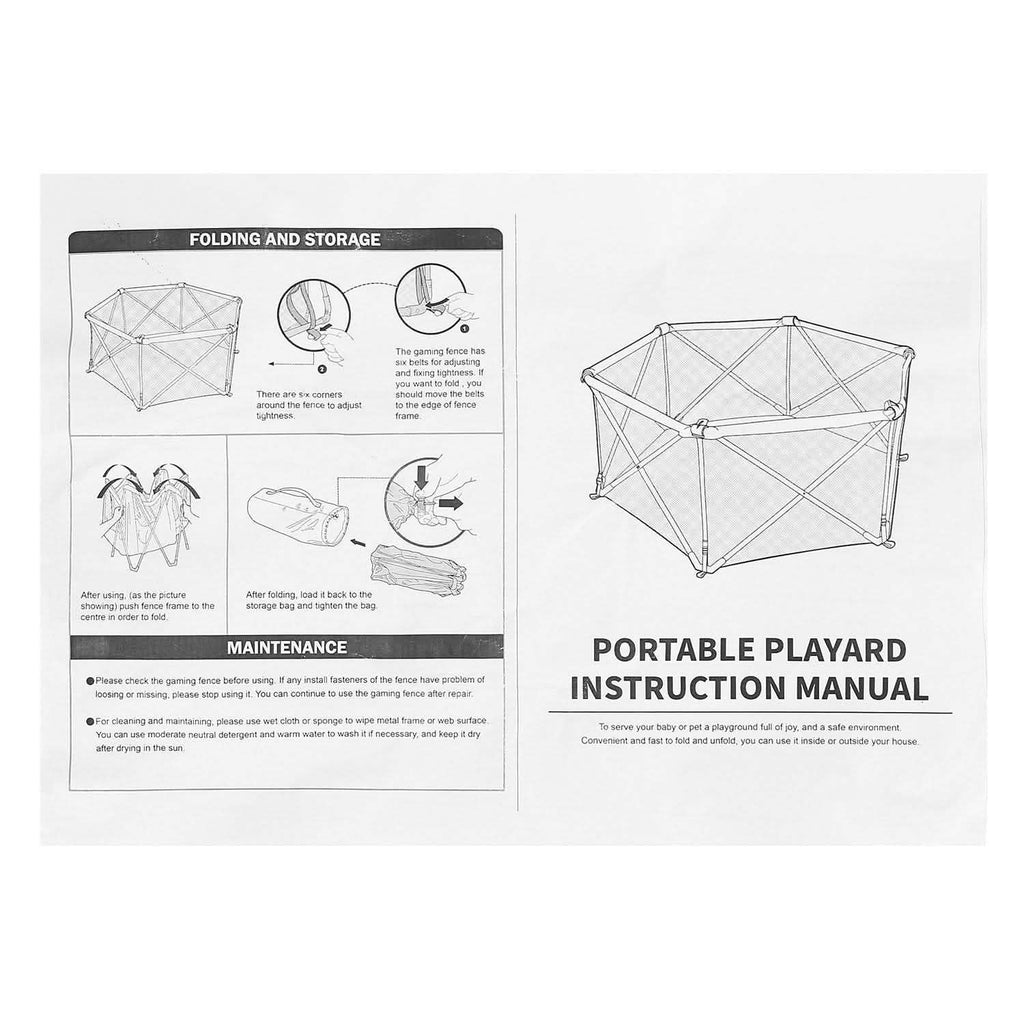 Parc pour bébé portable