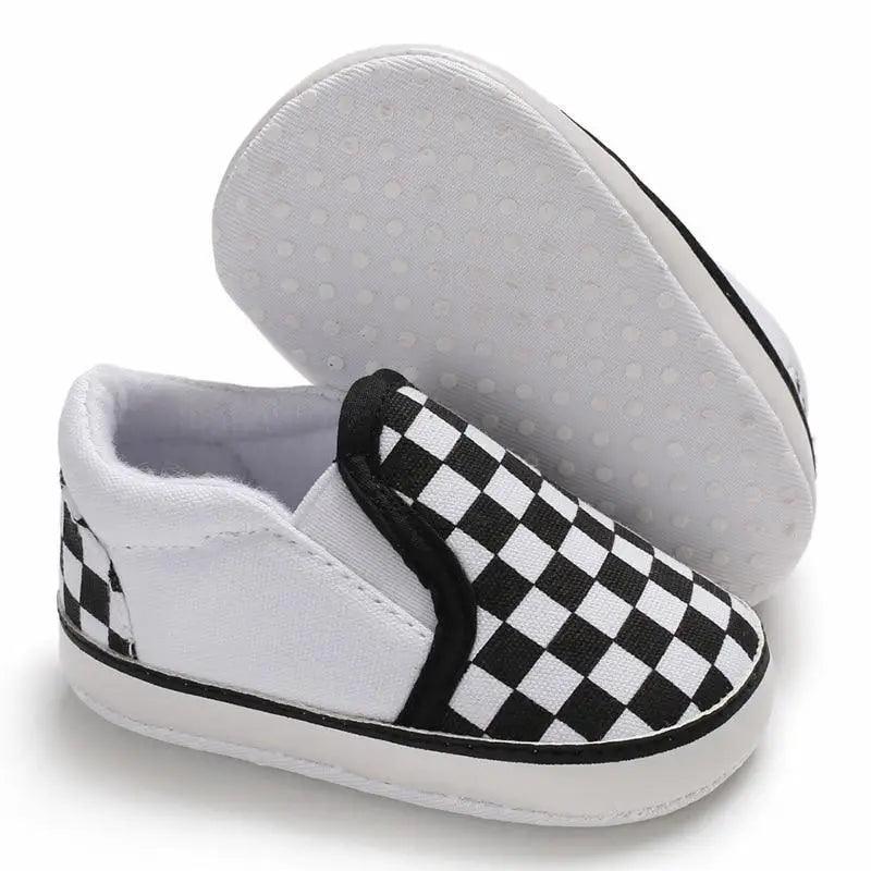 Chaussures Bébé Classiques Sport Semelle Souple Cuir PU Multi-Couleur Chaussons Bébé Mocassins Baskets Décontractées