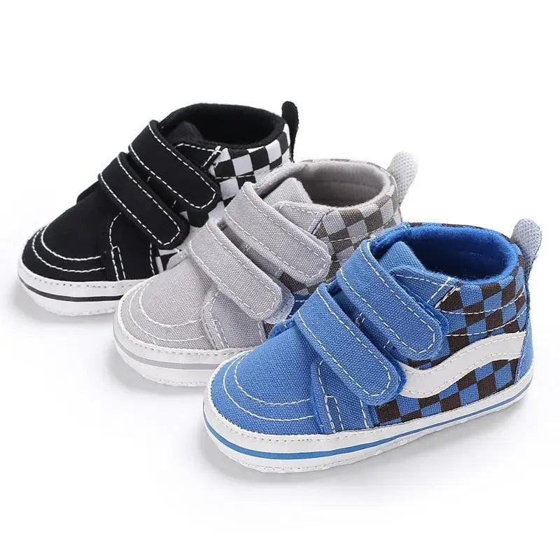 Chaussures Bébé Classiques Sport Semelle Souple Cuir PU Multi-Couleur Chaussons Bébé Mocassins Baskets Décontractées