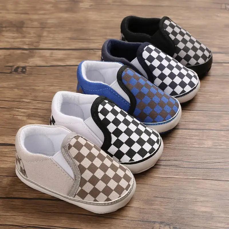 Chaussures Bébé Classiques Sport Semelle Souple Cuir PU Multi-Couleur Chaussons Bébé Mocassins Baskets Décontractées