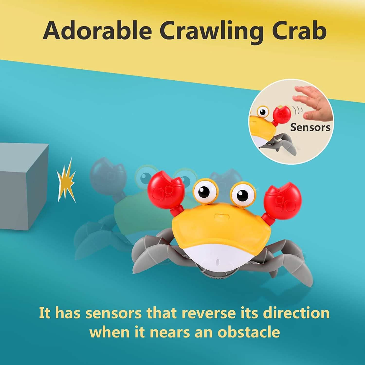 Jouets pour bébé – Crabe rampant
