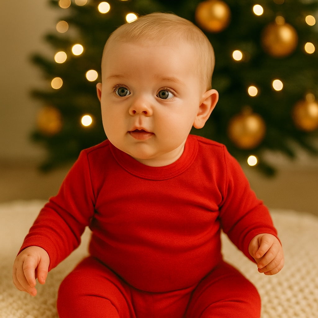 pyjama bébé | rouge écarlate