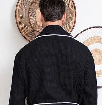 Peignoir gaufré de qualité supérieure pour homme