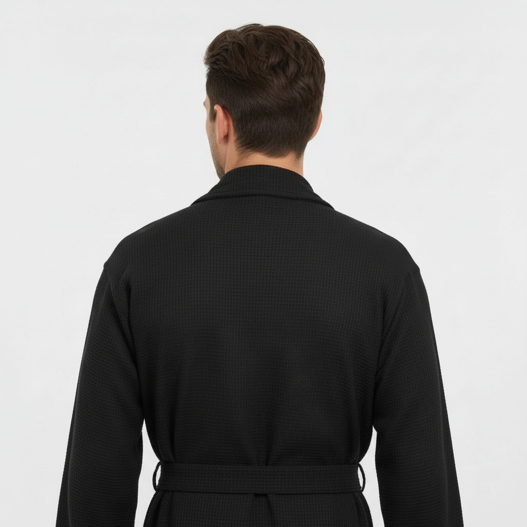 Peignoir gaufré pour homme - Absorbant, Léger