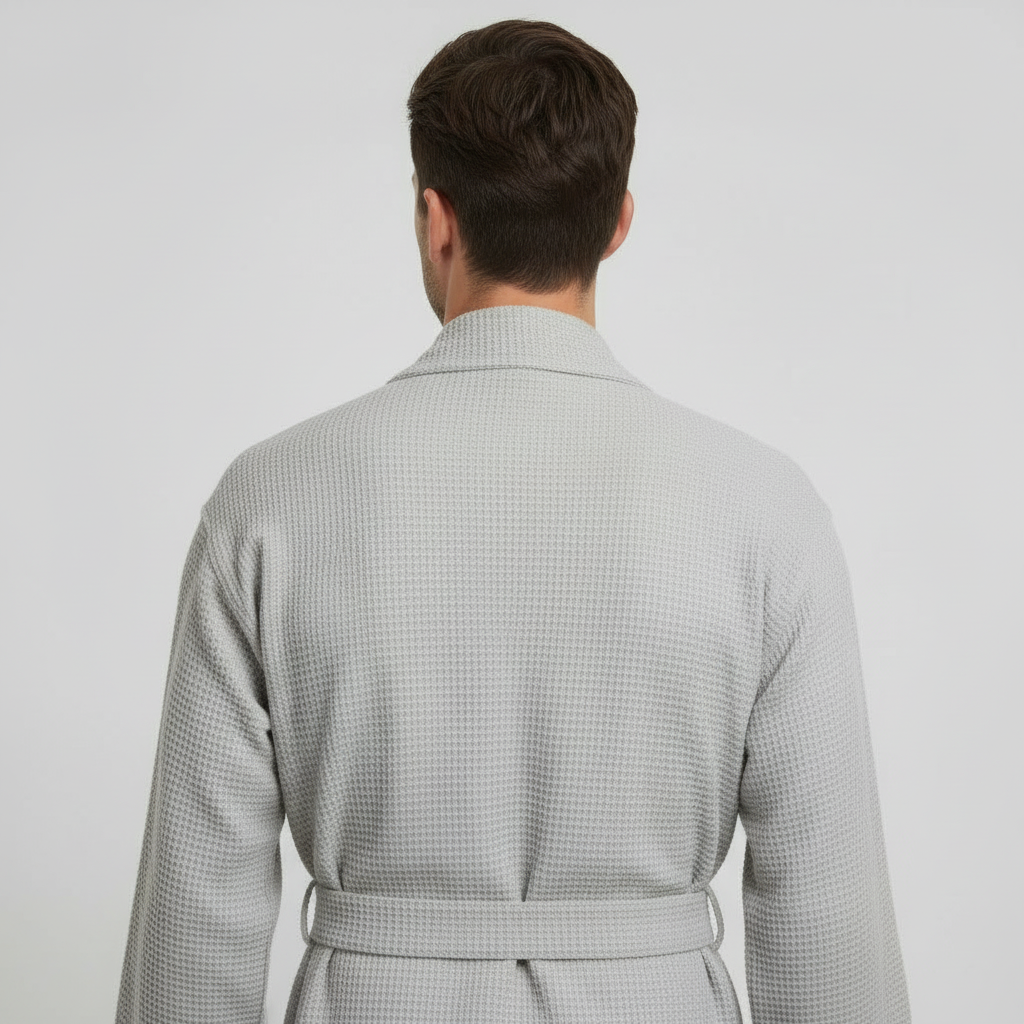 Peignoir gaufré pour homme - Absorbant, Léger