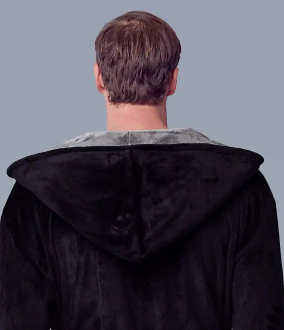 Robe de chambre pour homme à capuche – Confort douillet ultra-doux pour le quotidien