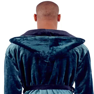 Robe de chambre pour homme à capuche – Confort douillet ultra-doux pour le quotidien