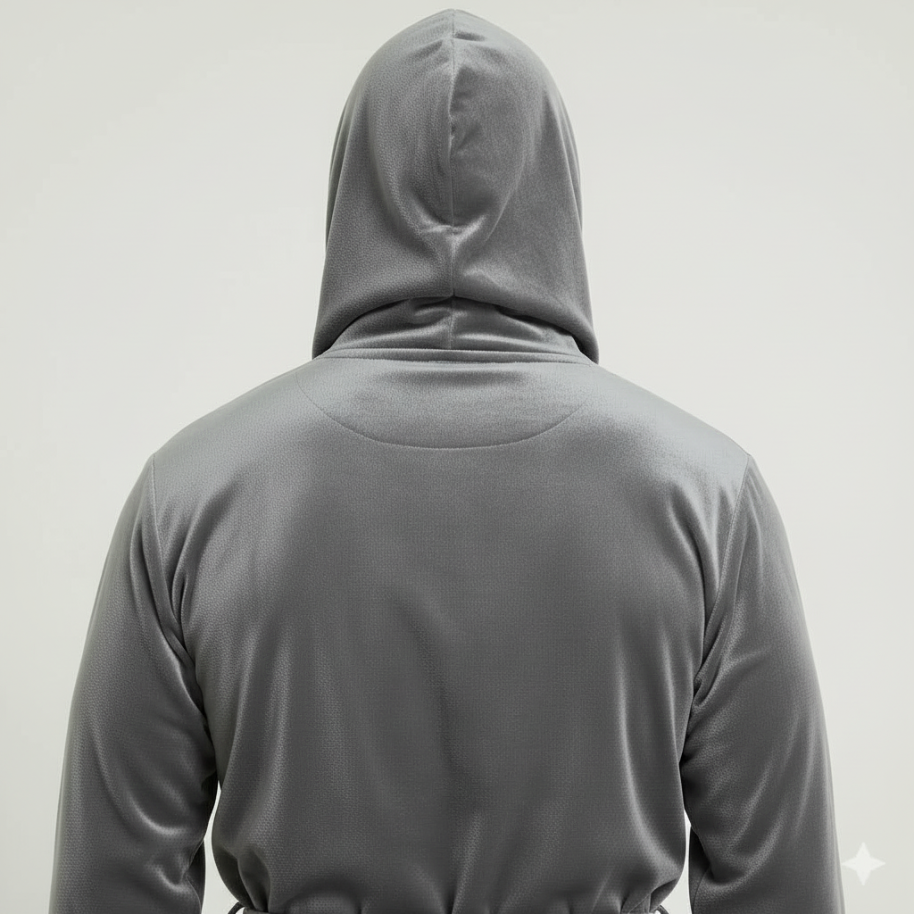 Robe de chambre pour homme à capuche – Confort douillet ultra-doux pour le quotidien