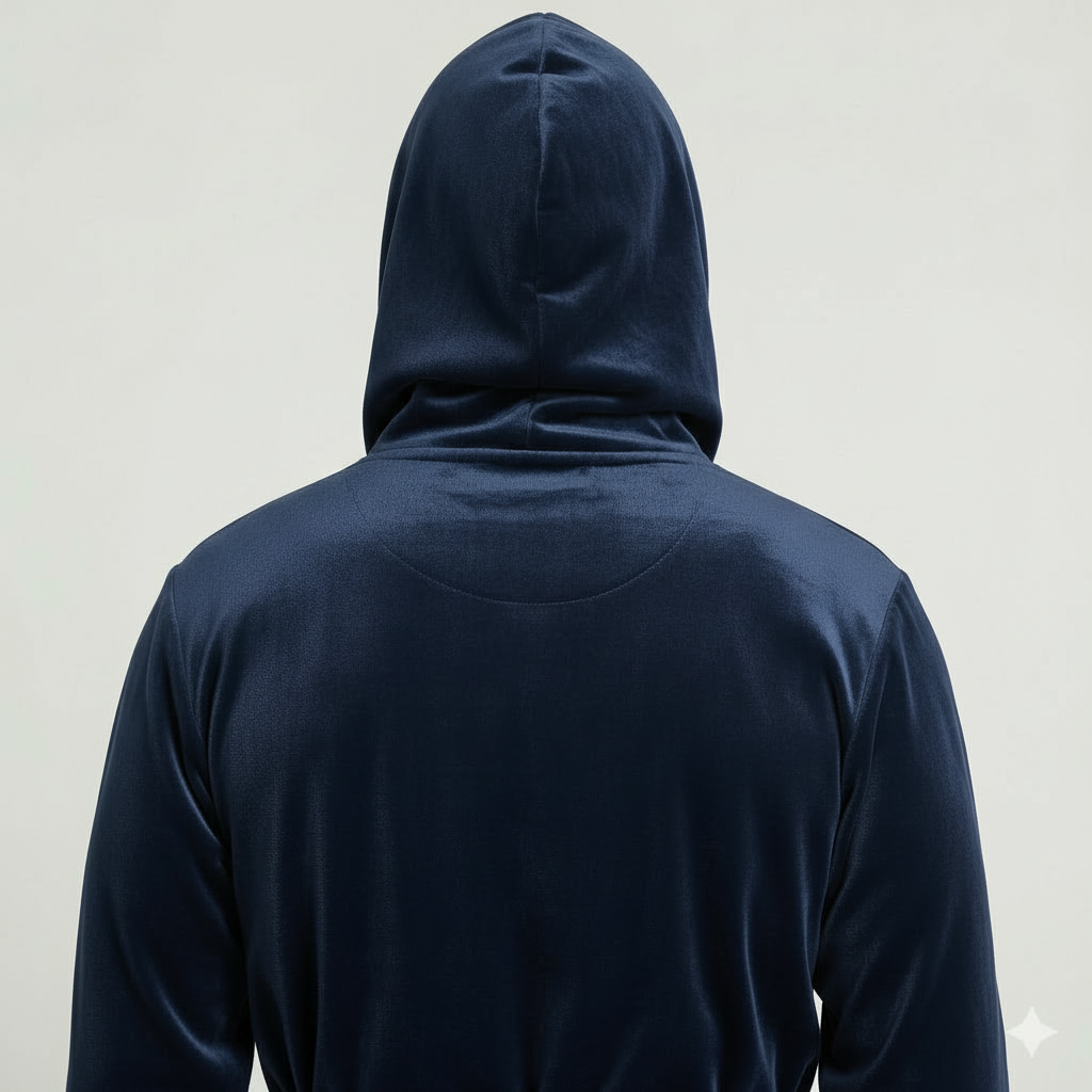 Robe de chambre pour homme à capuche – Confort douillet ultra-doux pour le quotidien