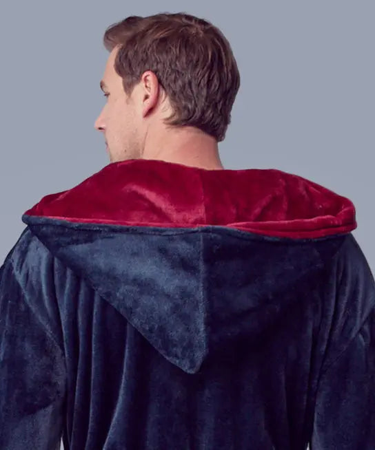 Robe de chambre pour homme à capuche – Confort douillet ultra-doux pour le quotidien