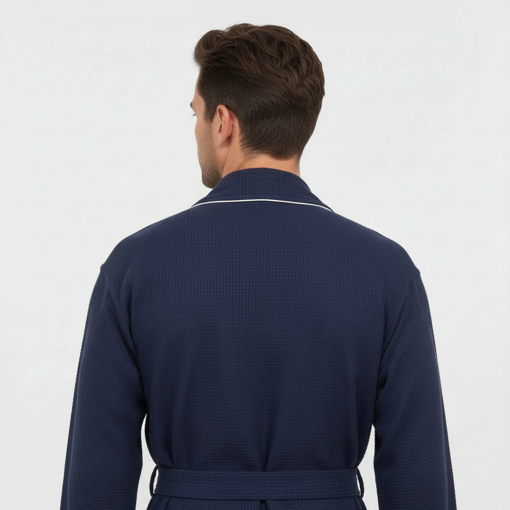 Peignoir gaufré de qualité supérieure pour homme