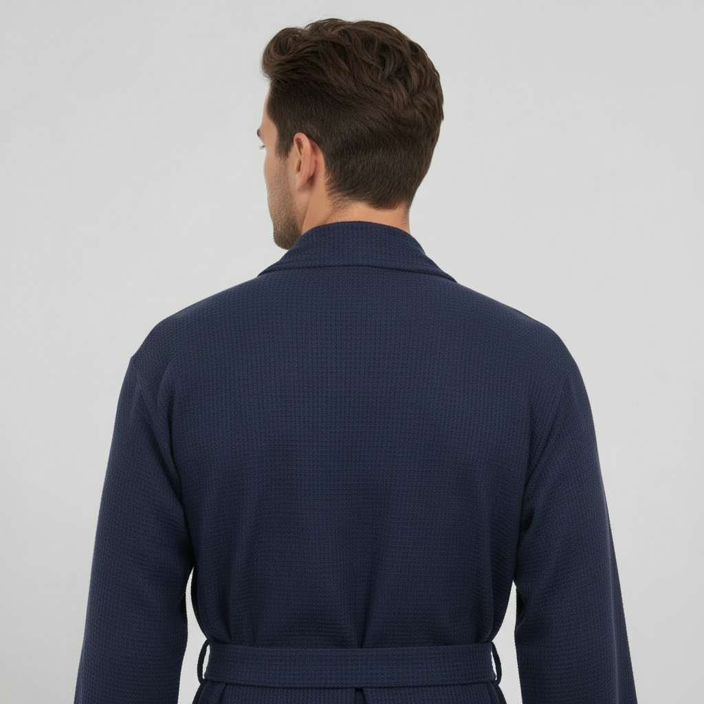 Peignoir gaufré pour homme - Absorbant, Léger
