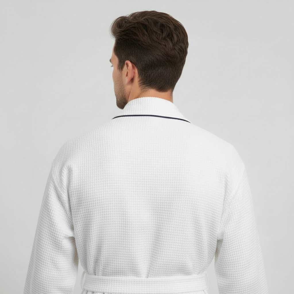 Peignoir gaufré pour homme - Absorbant, Léger