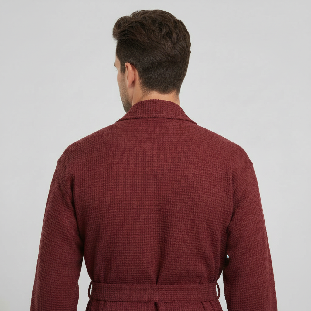 Peignoir gaufré pour homme - Absorbant, Léger