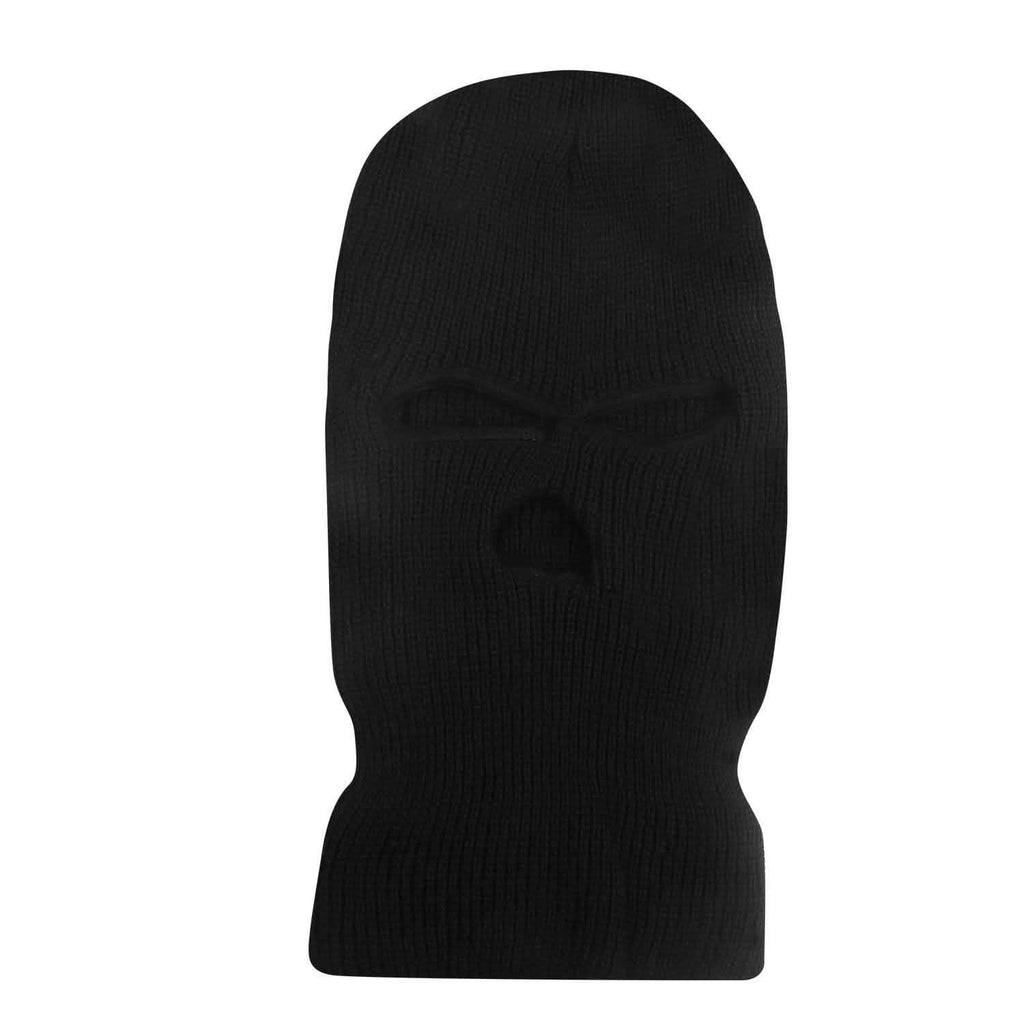 Masque Cagoule 3 Trous Tricoté Coupe-Vent Masque de Ski Couverture Intégrale