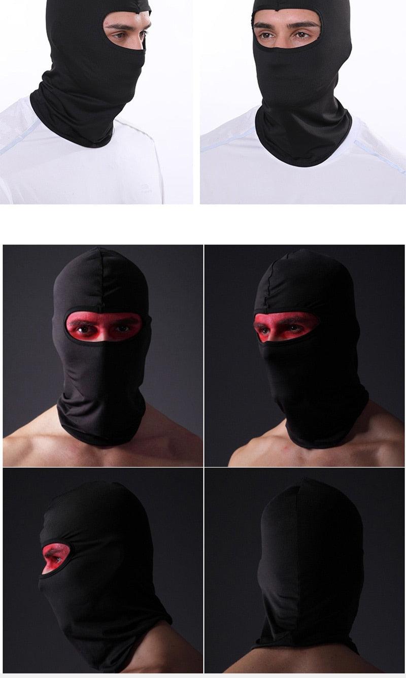 Cagoule Homme Femme Chapeaux Bonnets Crânes Capuche Extérieur Coupe-vent Cyclisme Bonnet Protection Solaire Casquette Tactique Cagoule Tempête Masque de Ski Homme Coupe-vent Thermique Écharpe Masque d'Hiver Femme Cache-cou Cagoule pour Cyclisme