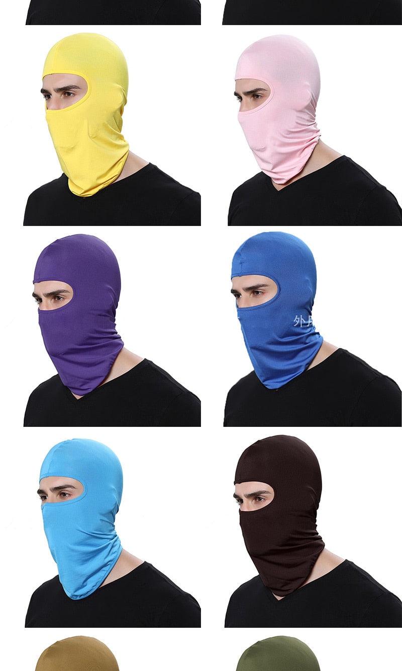 Cagoule Homme Femme Chapeaux Bonnets Crânes Capuche Extérieur Coupe-vent Cyclisme Bonnet Protection Solaire Casquette Tactique Cagoule Tempête Masque de Ski Homme Coupe-vent Thermique Écharpe Masque d'Hiver Femme Cache-cou Cagoule pour Cyclisme