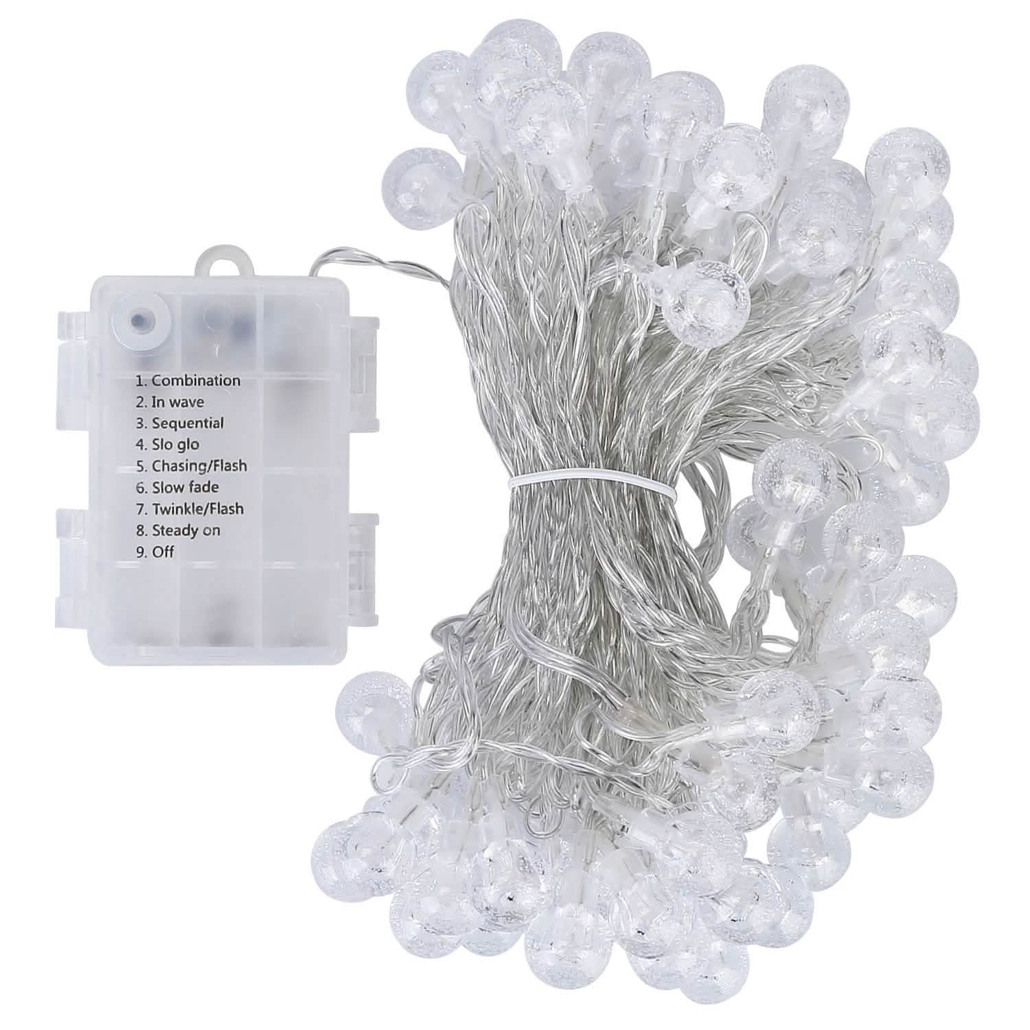 Guirlande lumineuse LED boule
