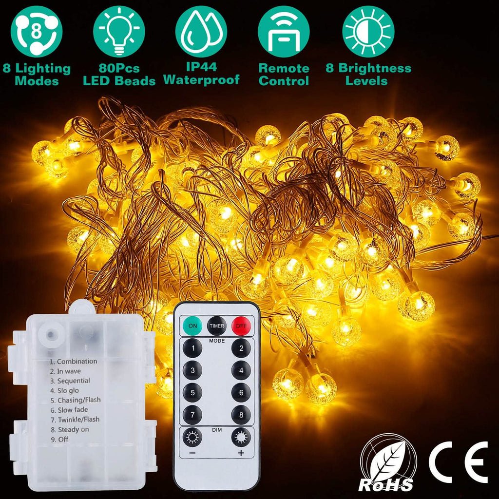 Guirlande lumineuse LED boule
