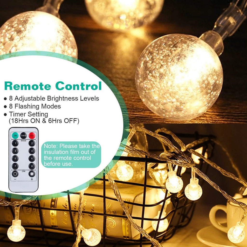 Guirlande lumineuse LED boule
