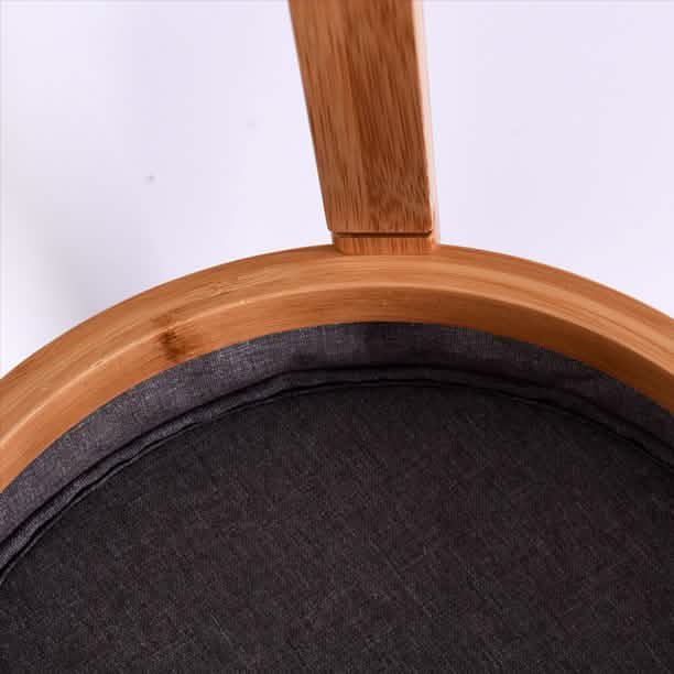 Porte-manteau en bambou avec étagère de rangement Salon Chambre