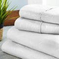 Parures de draps gaufrées feuilles de bambou