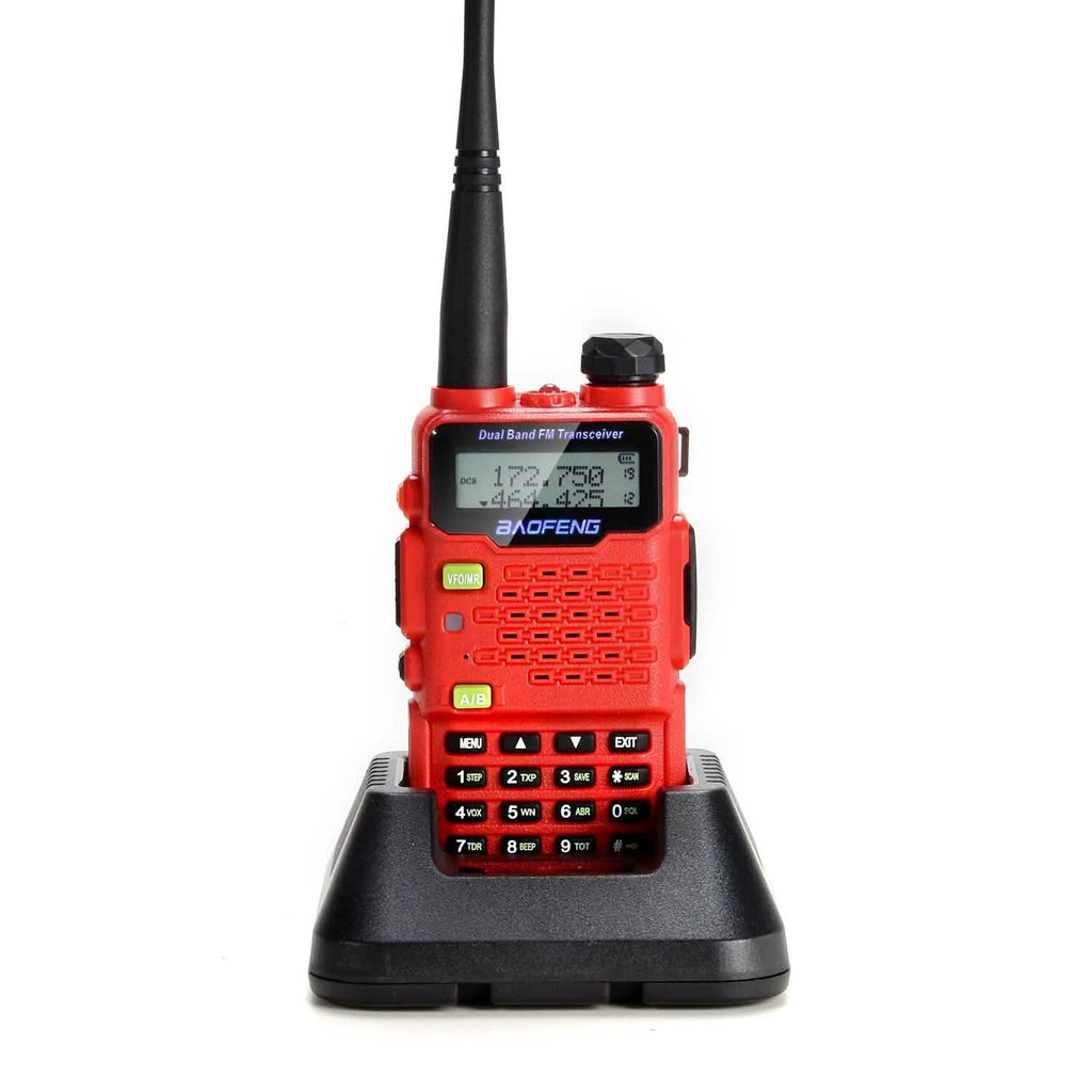 Talkies-walkies rouges BAOFENG UV-5R5