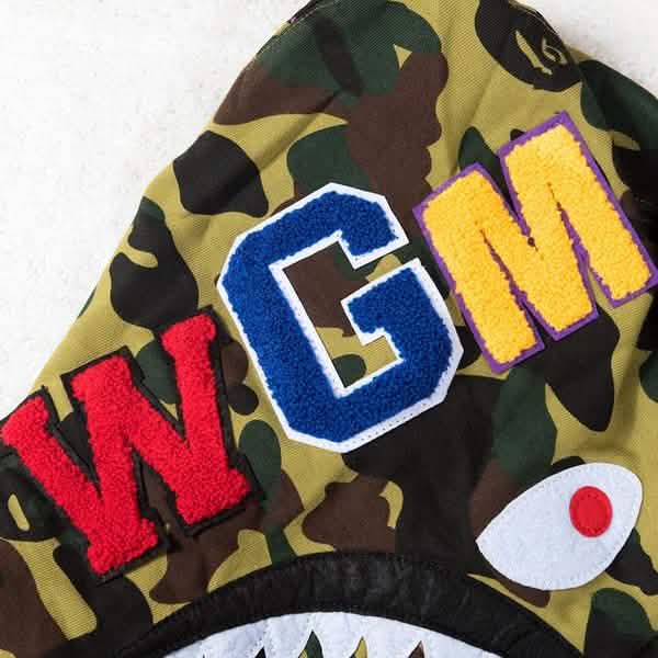 Veste de Camouflage Fine à Capuche et Fermeture Éclair, Veste Requin