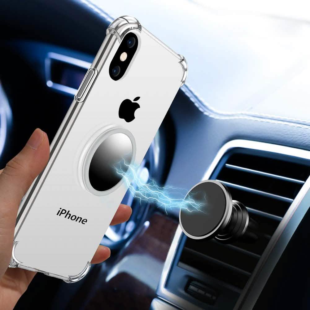 Coque hybride 2 en 1 rigide en PC et souple en caoutchouc antichoc
