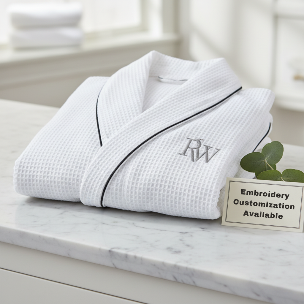 Peignoir gaufré de qualité supérieure pour homme