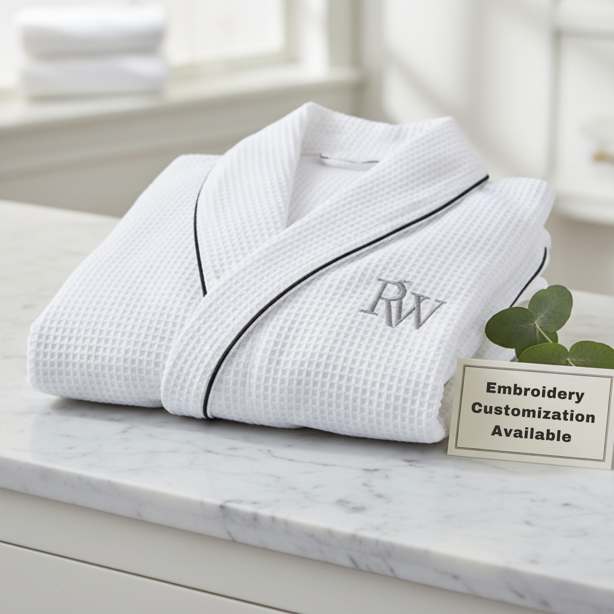 Peignoir gaufré de qualité supérieure pour homme