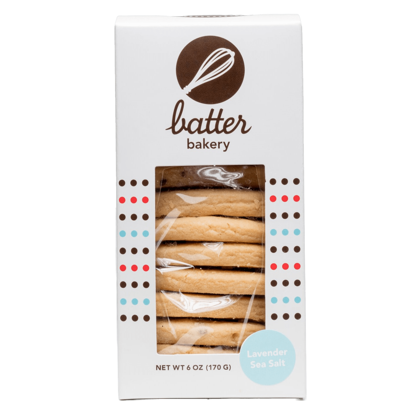 Batter Bakery - Sablés « Lavande et sel de mer » (170 g)
