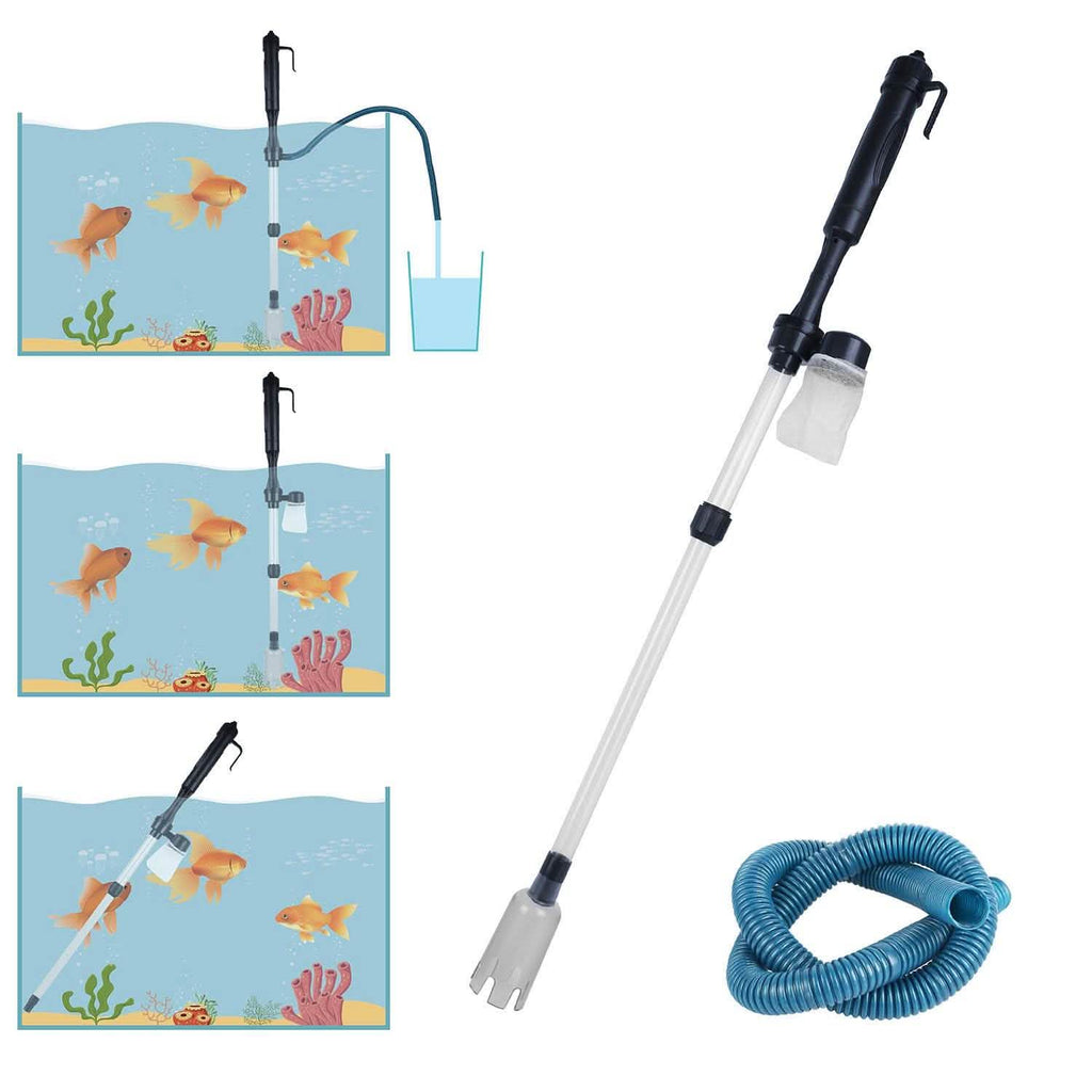 Nettoyeur de gravier d'aquarium à piles