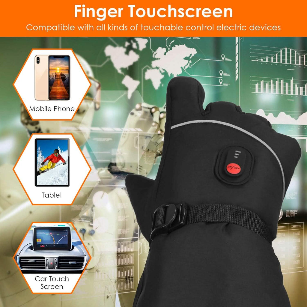 Gants thermiques tactiles USB à piles