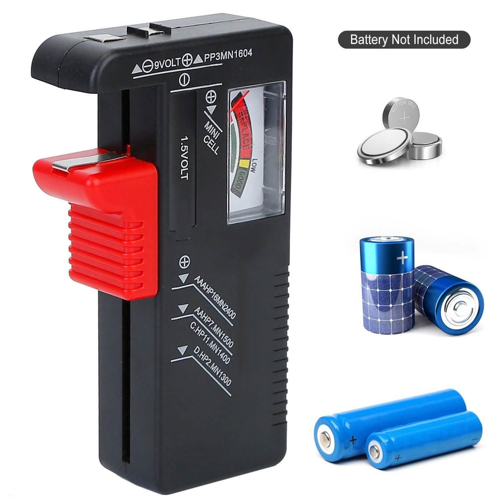 Testeur de batterie universel pour piles AA AAA C D 9V et piles bouton 1,5V