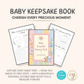 Livre de souvenirs de bébé modifiable | Souvenir de bébé numérique pour les 5 premières années