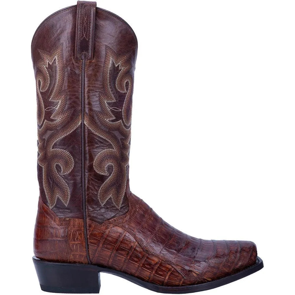 Bottes de cowboy en cuir de caïman Dan Post Bayou pour hommes